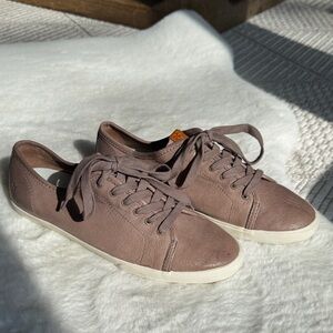 Frye Women's Taupe Leather Sneakers